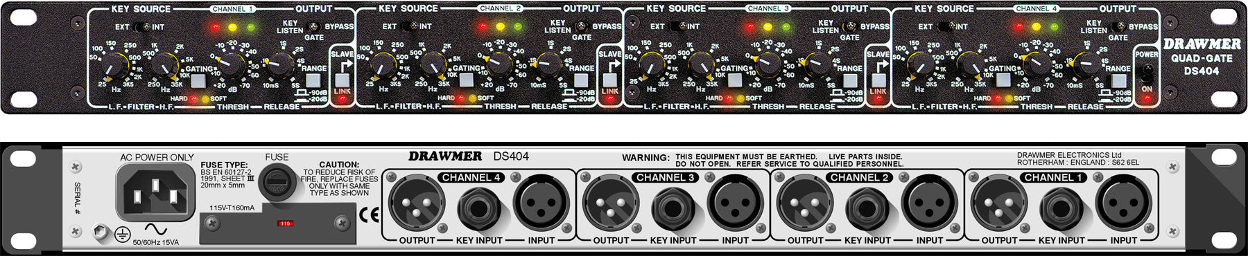 Drawmer DS404 - Quad Noise Gate