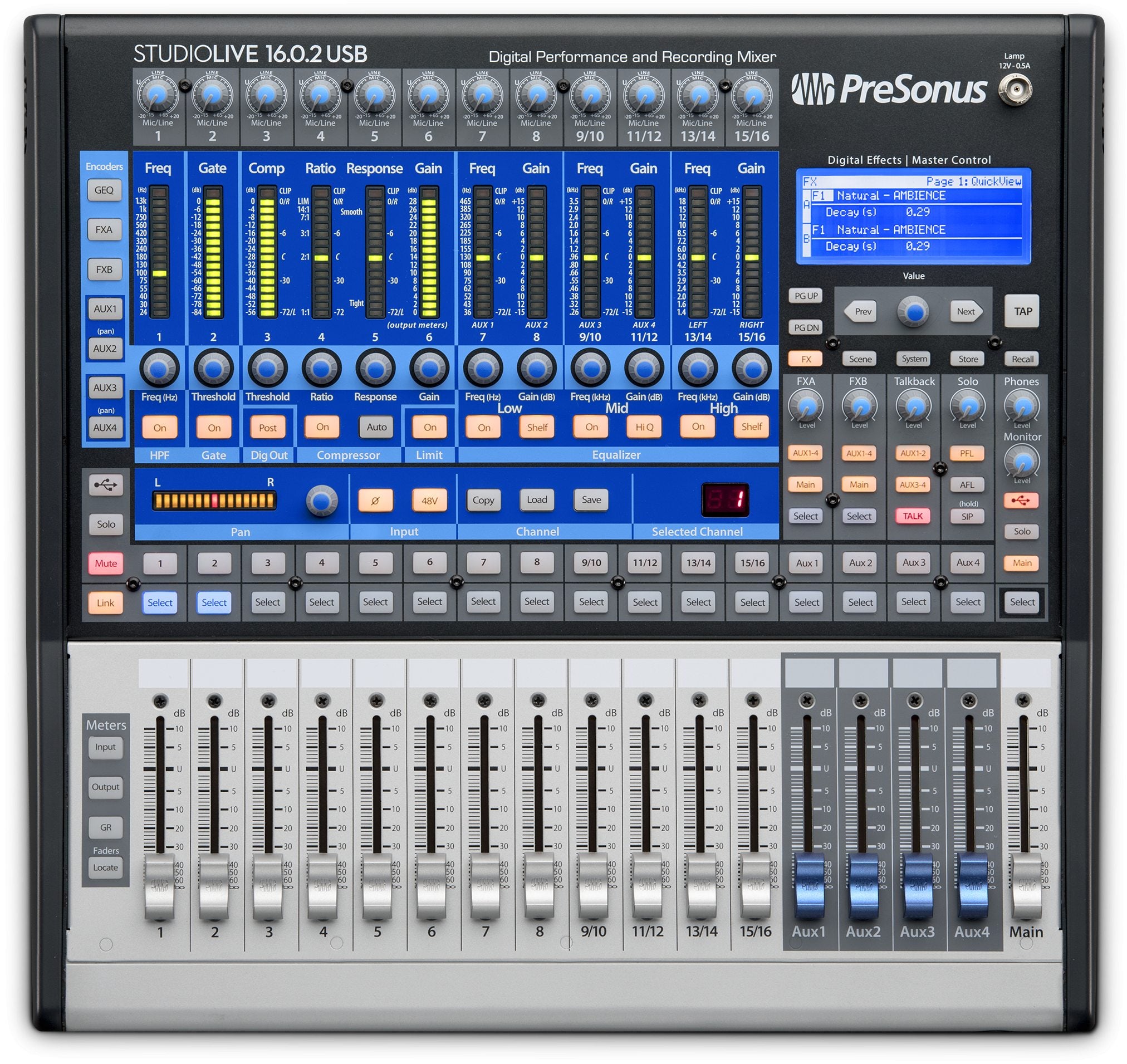 PreSonus StudioLive 16.0.2 USB Mixer - Consoles - Professional Audio Design, Inc | Audio Design, Inc