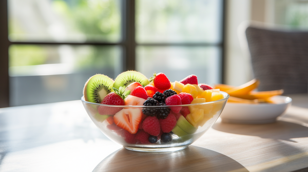 Protein packed bowl of fruit