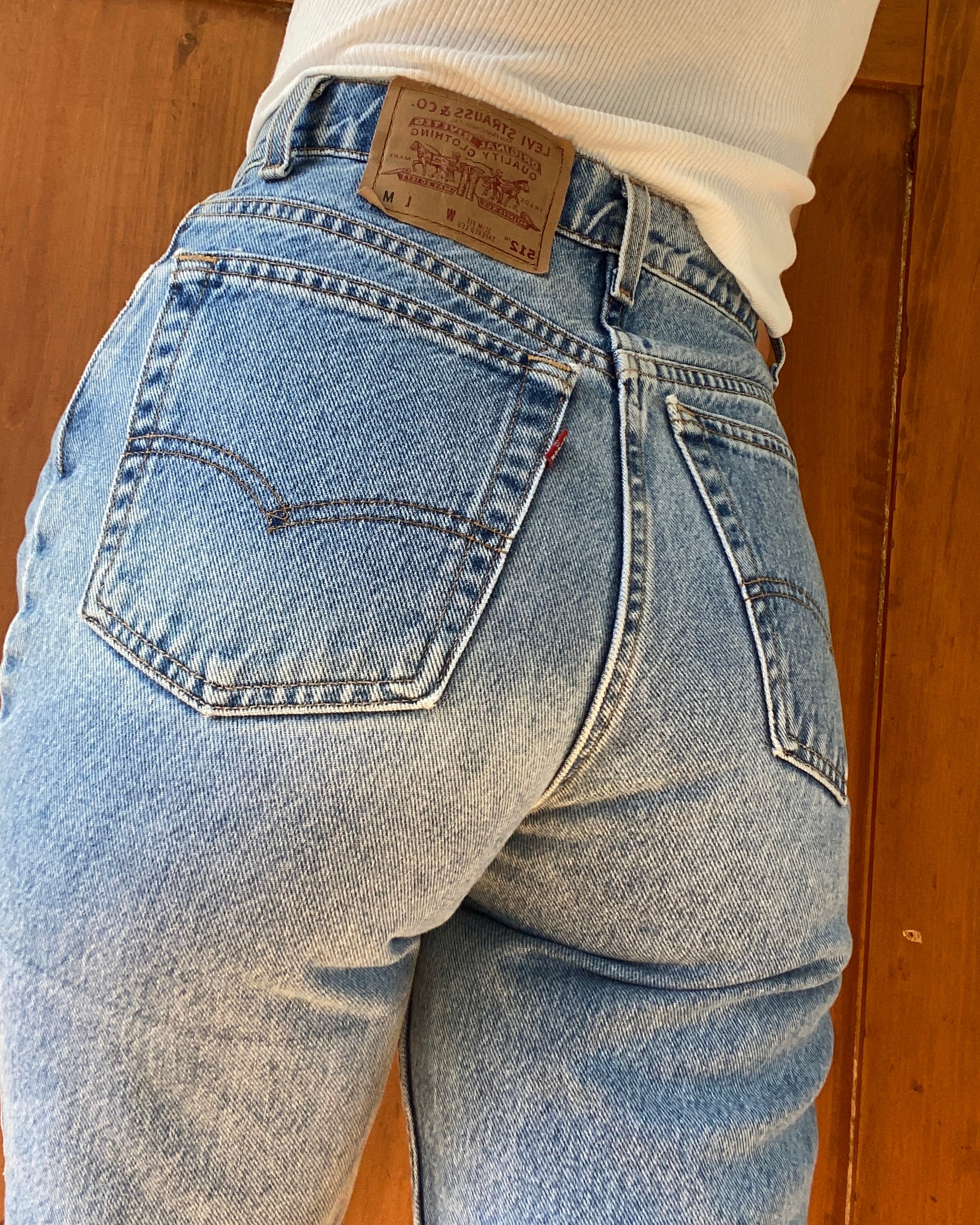 Vintage Levis 512 Light Wash Jeans Slim Fit size 28 USA – Ardith