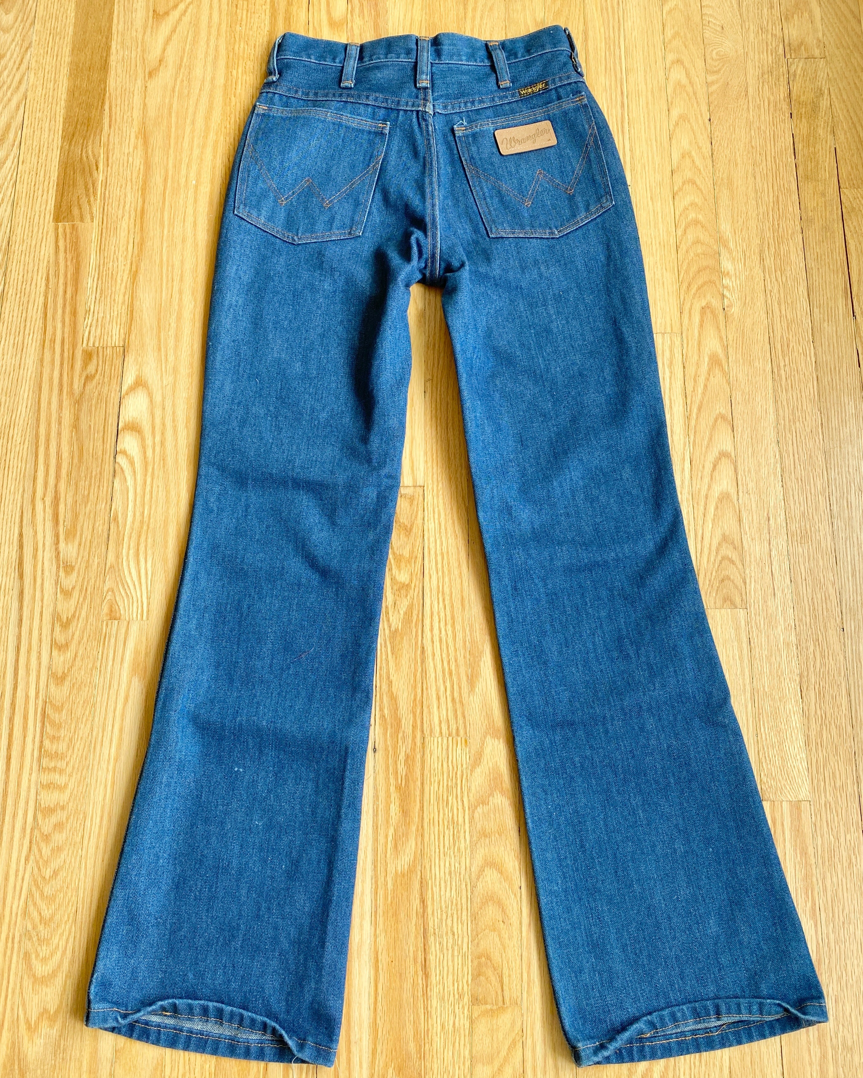 Vintage Wranglers Dark Wash Jeans Made in USA size 26 to 27 – Ardith
