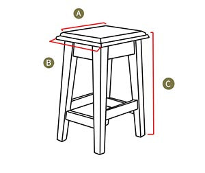 Bar Stool Diagram