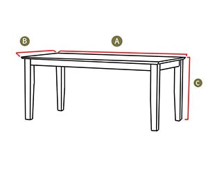 Dining Table Diagram