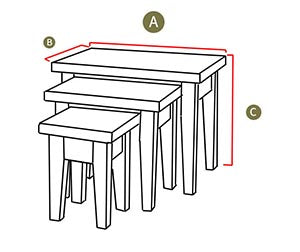 Nesting Table Diagram