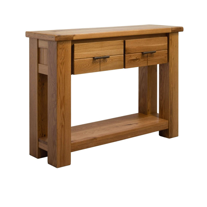 white oak hall table