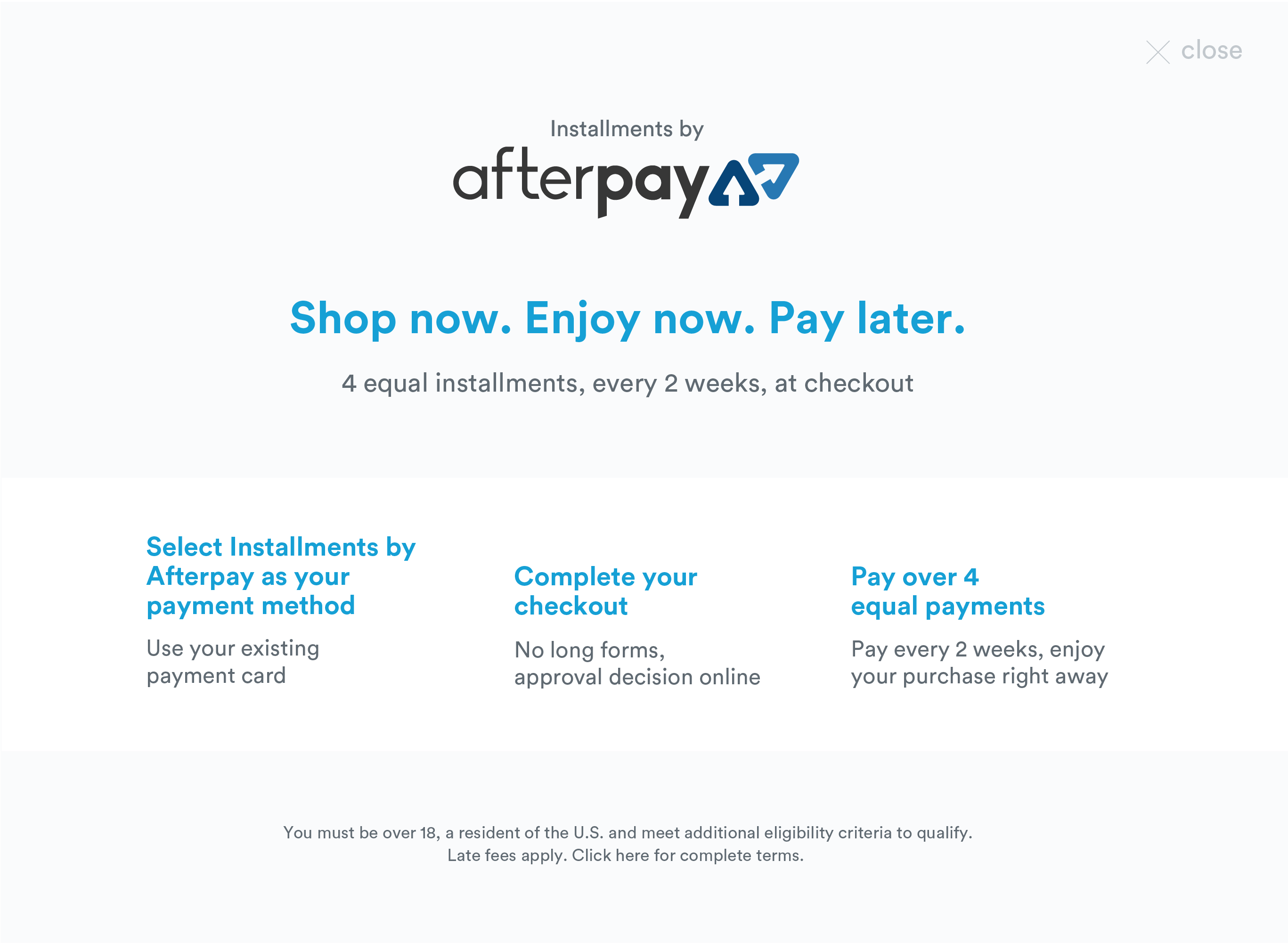 afterpay shoes online