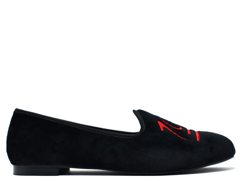 mens velvet slippers