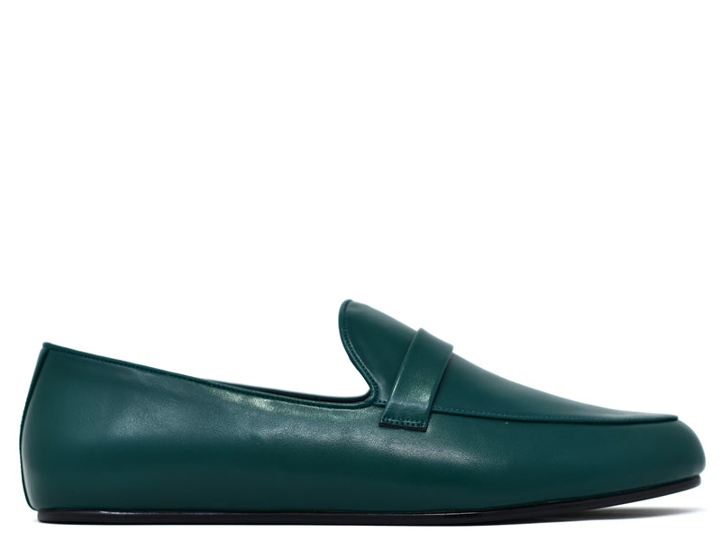 green leather shoes mens