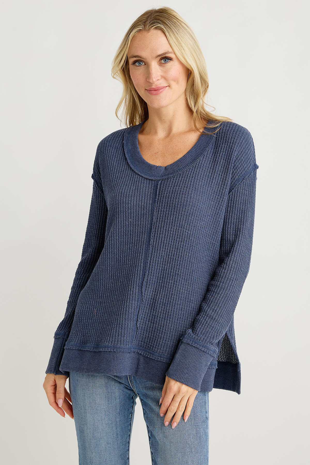 Image of Z Supply Willow Waffle Long Sleeve Top