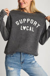 Oat Collective Support Local Crewneck Sweatshirt