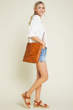 Mayko Bags Leather Hobo Crossbody Bag