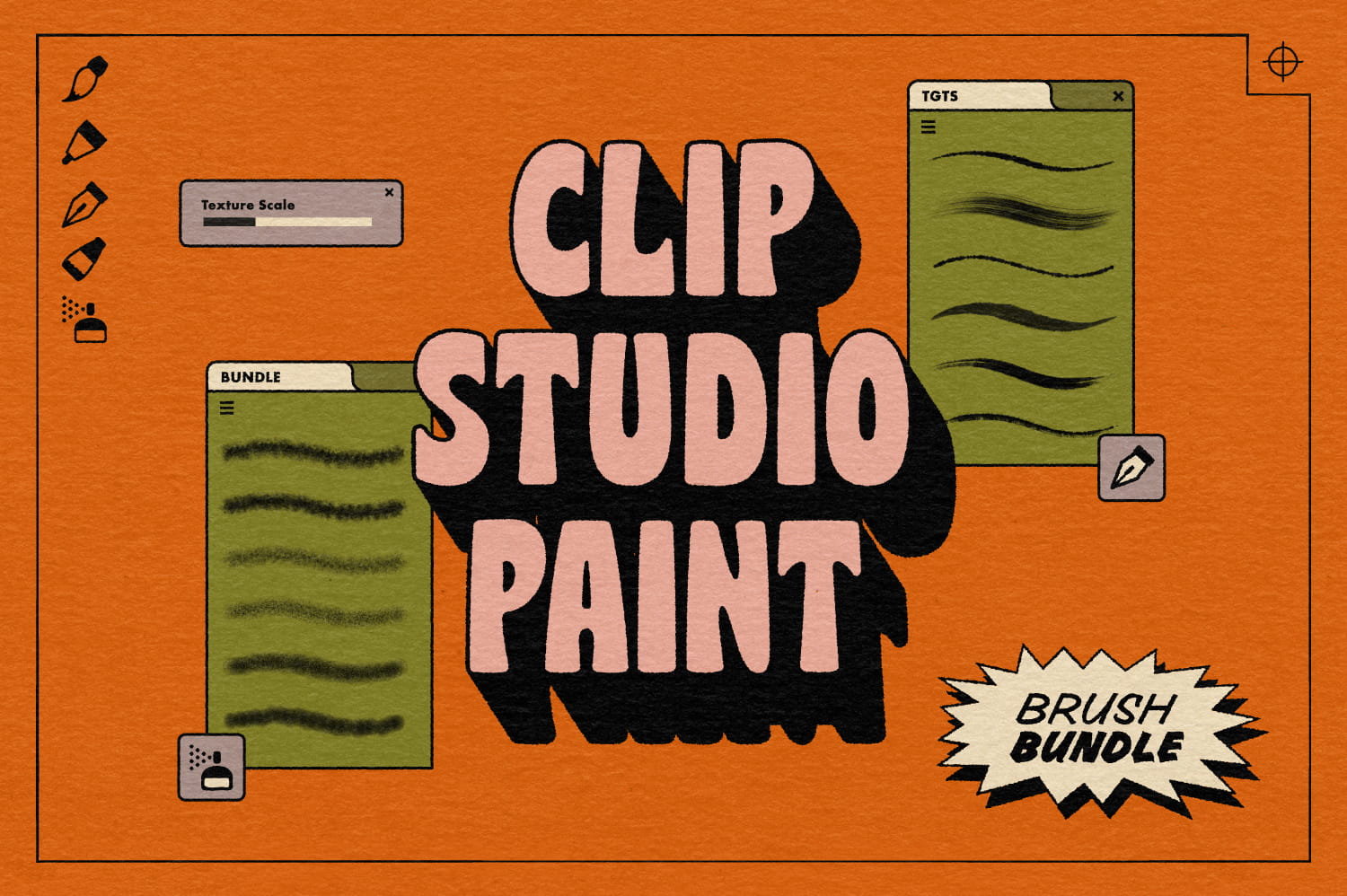 Clip Studio Brush Bundle – True Grit Texture Supply