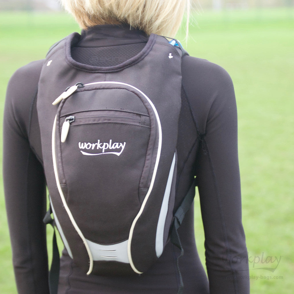 Womens Skiing & Running Hydration Backpack - Mercury - Workplay Bags