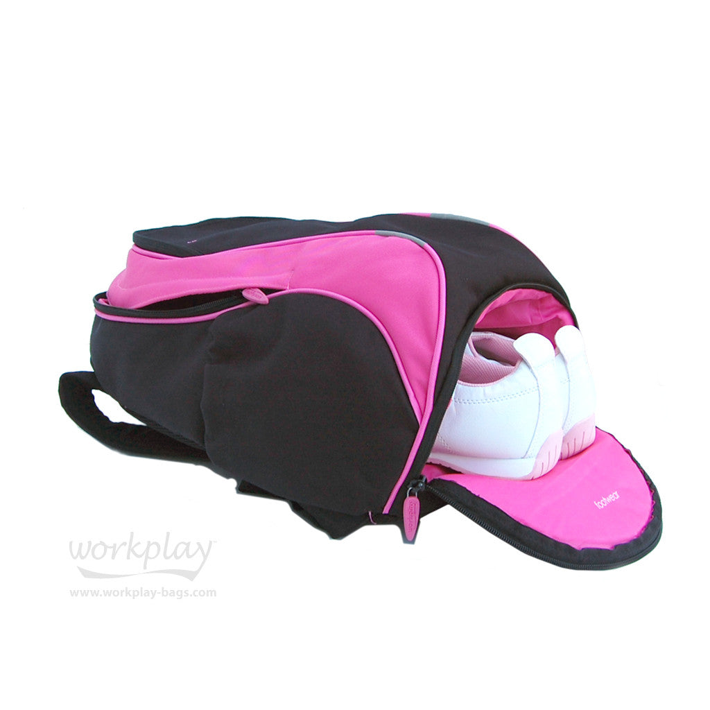 ladies pink gym bag