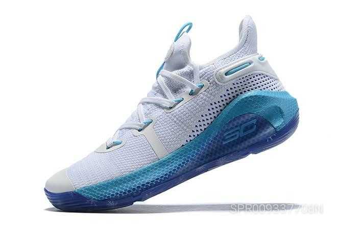 curry 6 white blue