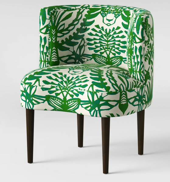 Clary Curved Back Accent Chair