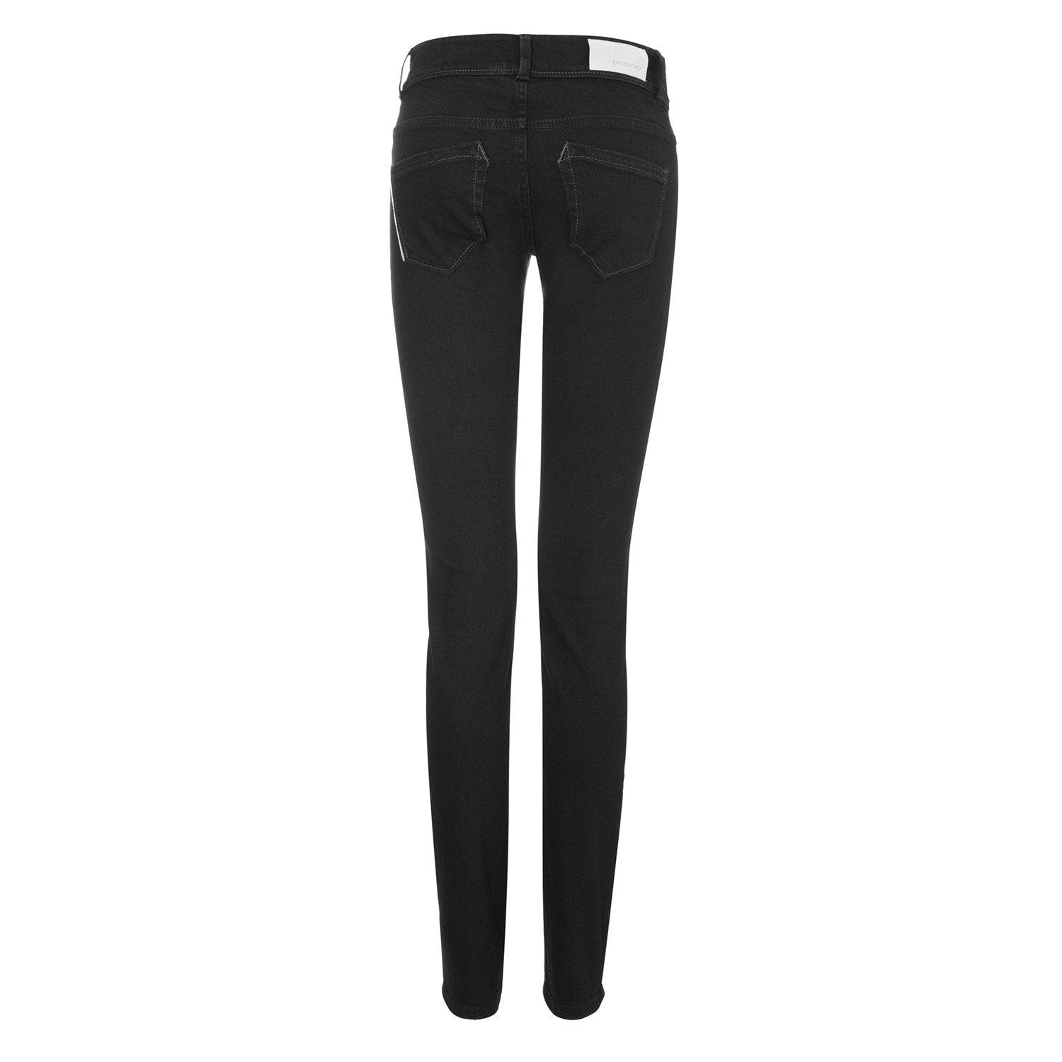 ladies black denim jeans