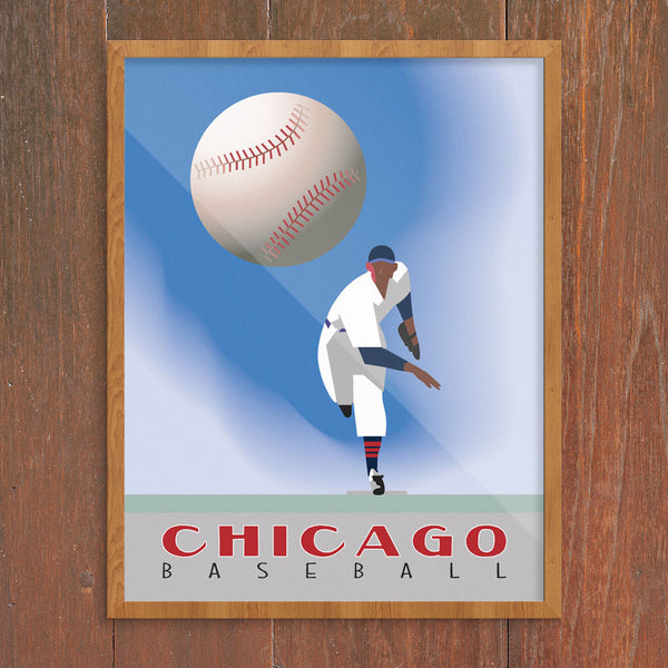 1932 CHICAGO CUBS Print Vintage Baseball Poster Retro 