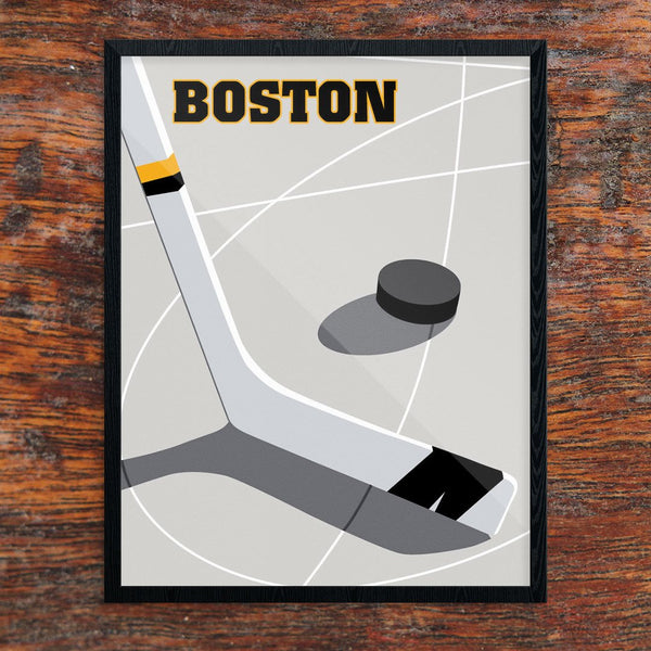 Boston 617 Strong Bruins Style Print