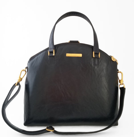 Elodie Leather Backpack and Crossbody Bag in Caramel – Skye LeFevre