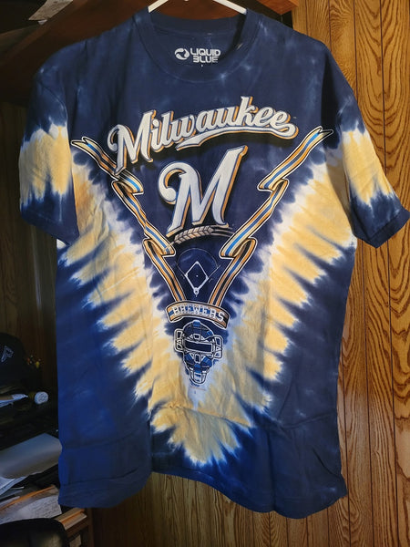 Milwaukee Brewers Tie Die Shirt - William Jacket