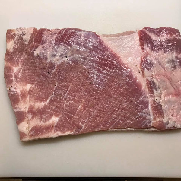 Pork Belly cut into a rectangle