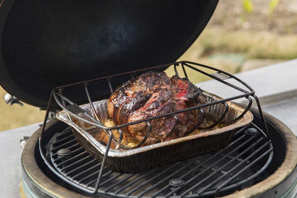 Slow Smoked Roasted Leg of Lamb