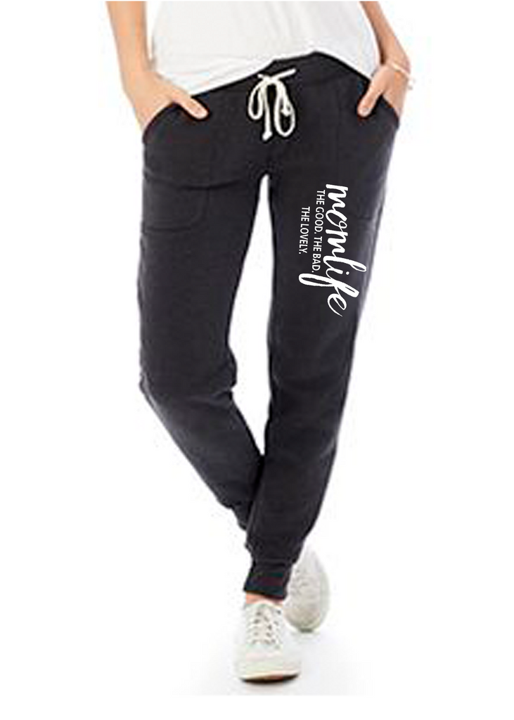 screen printed sweatpants