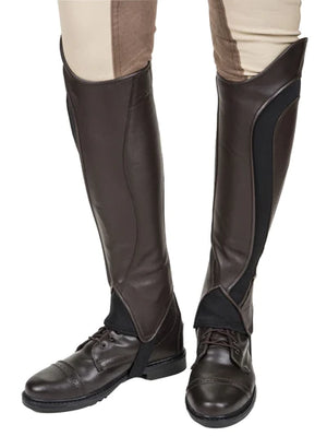 TUFFRIDER LADIES DERBY LEATHER HALF CHAPS - Mandy's Custom Tack