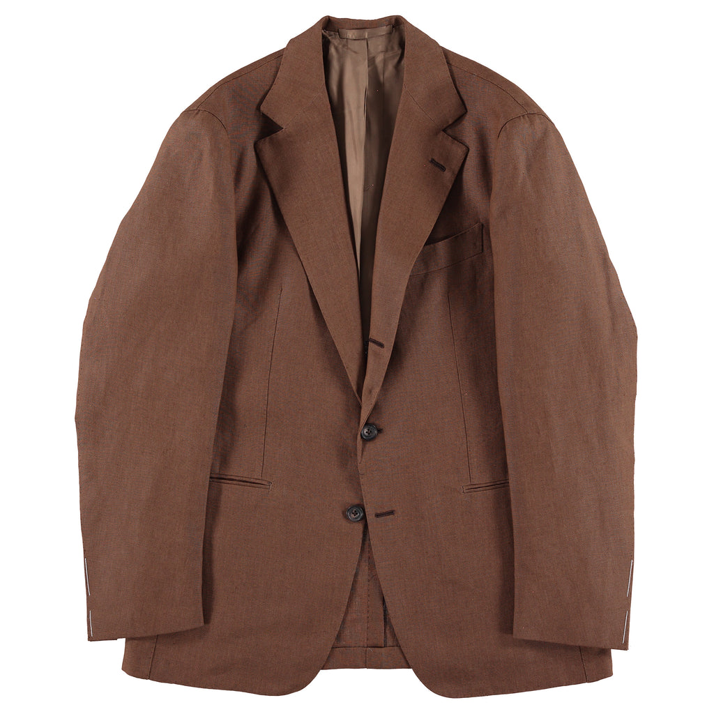 Tobacco Brown Irish Linen Waverly Suit – JMueser