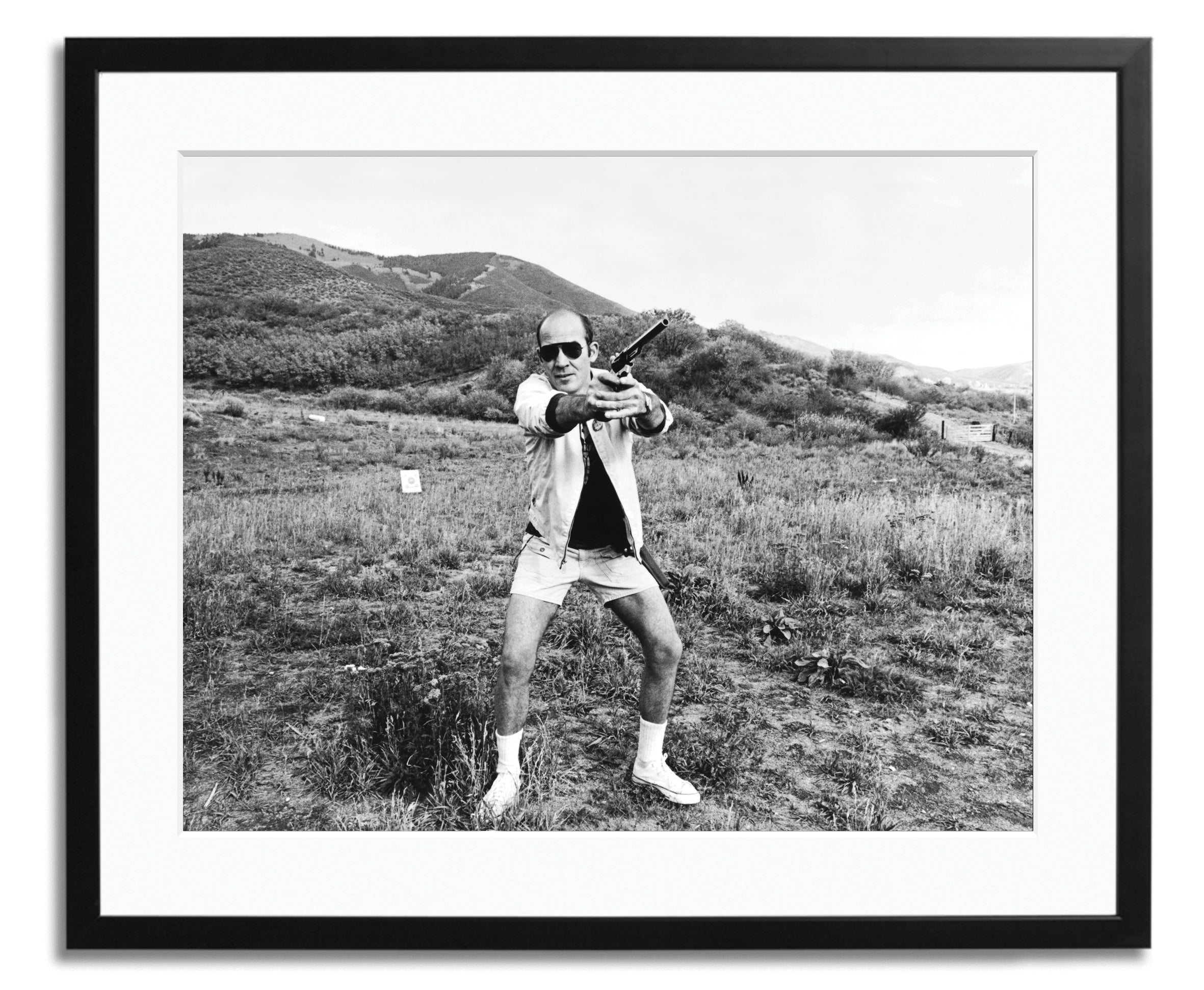 Hunter S. Thompson 1976, Aspen, Framed photograph