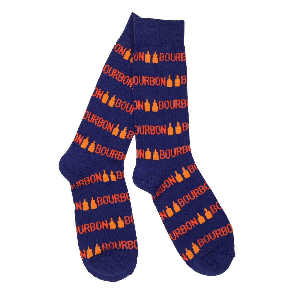Bourbon Socks (Navy)-socks-Southern Socks