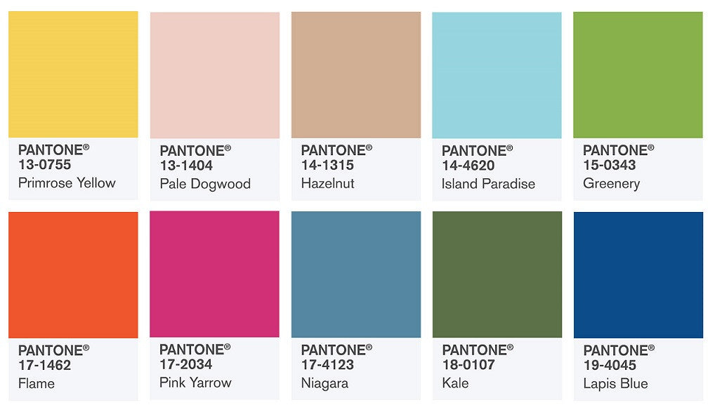 Spring 2017 Pantone Fashion Color Report Featuring Our New