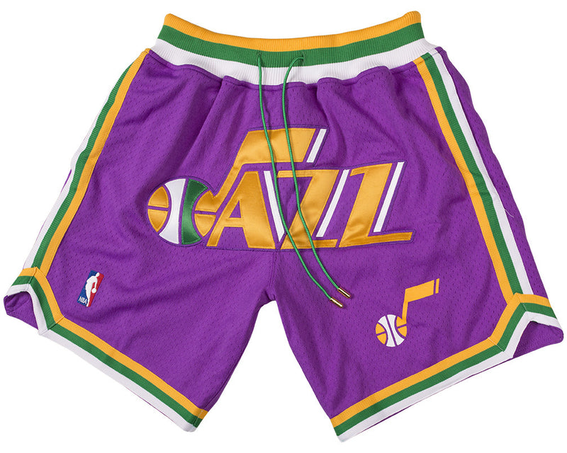 utah jazz basketball shorts