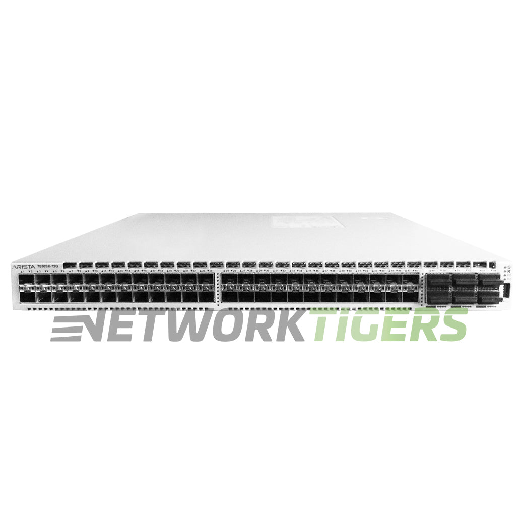 Arista DCS-7050SX-72Q-R 48x 10GB SFP+ 6x 40GB QSFP+ Back-to-Front Airflow Switch