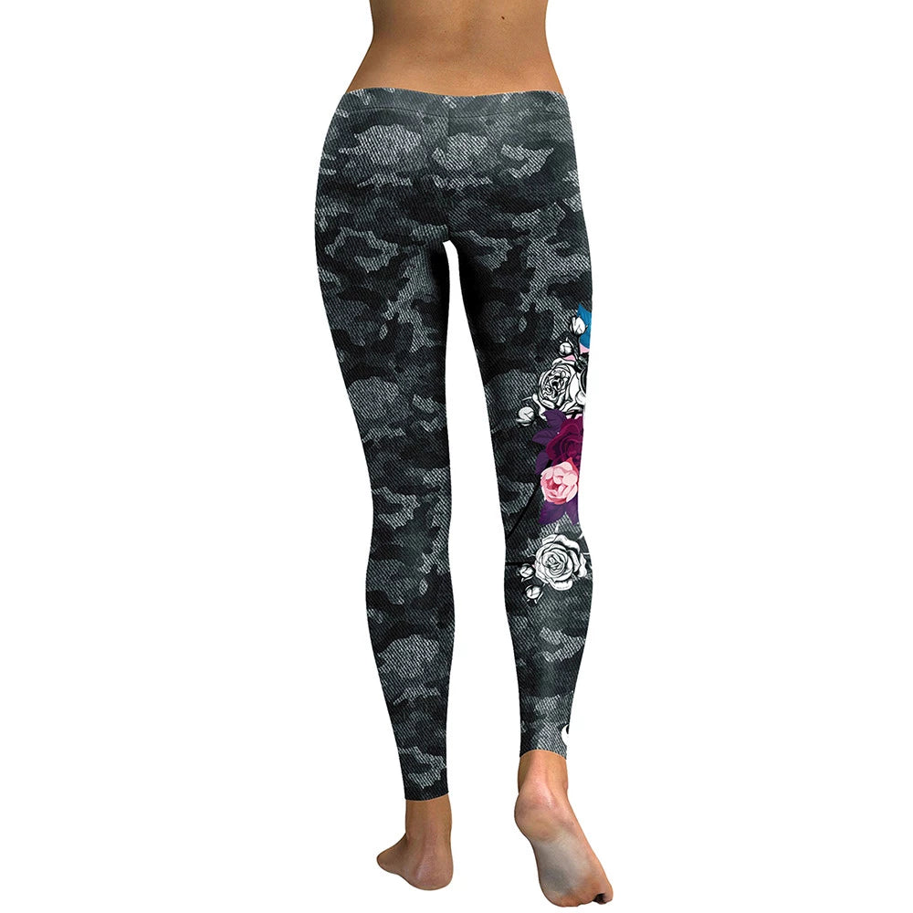 Skull Head Camouflage Legging My Niche Deals