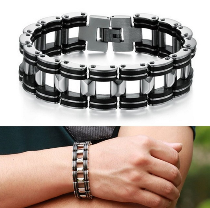 biker bracelet