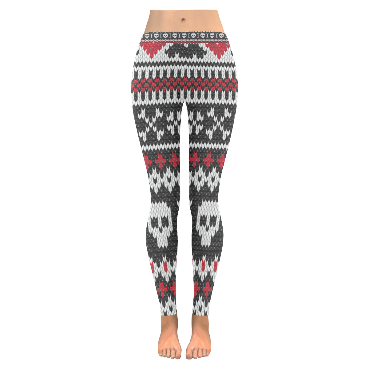 Ugly Christmas Skull Leggings - My Niche Deals