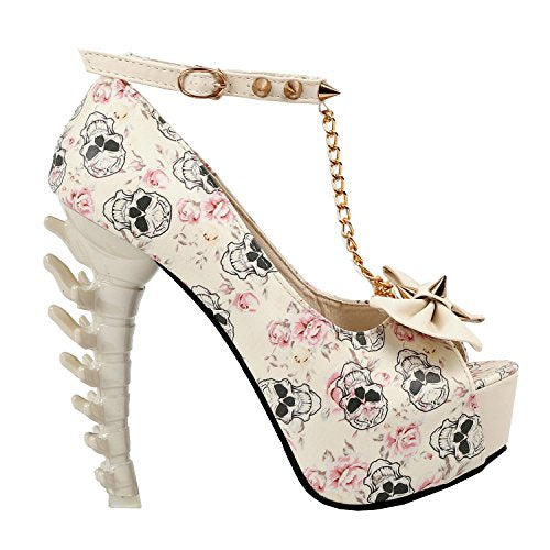 skull platform heels