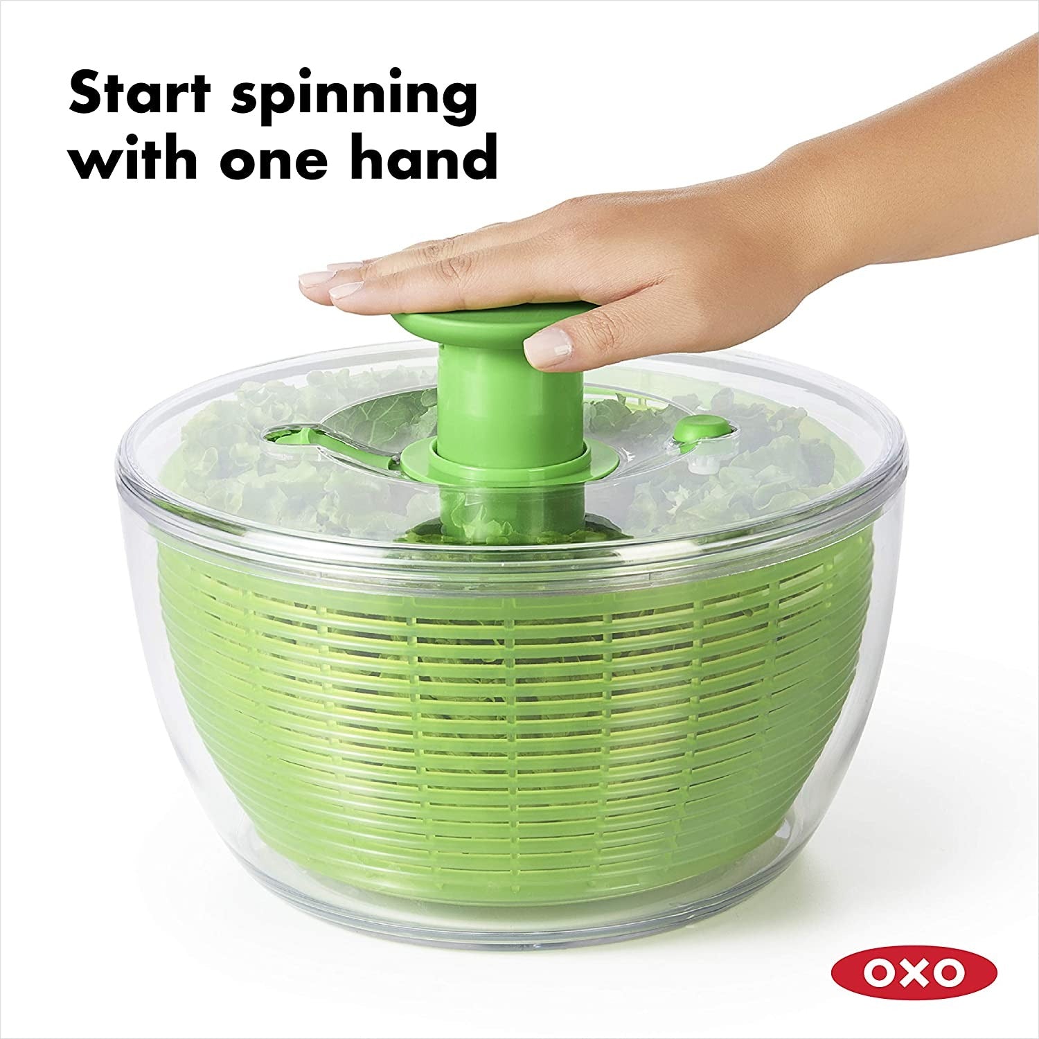 Zyliss Easy Spin 2 Stainless Steel Salad Spinner