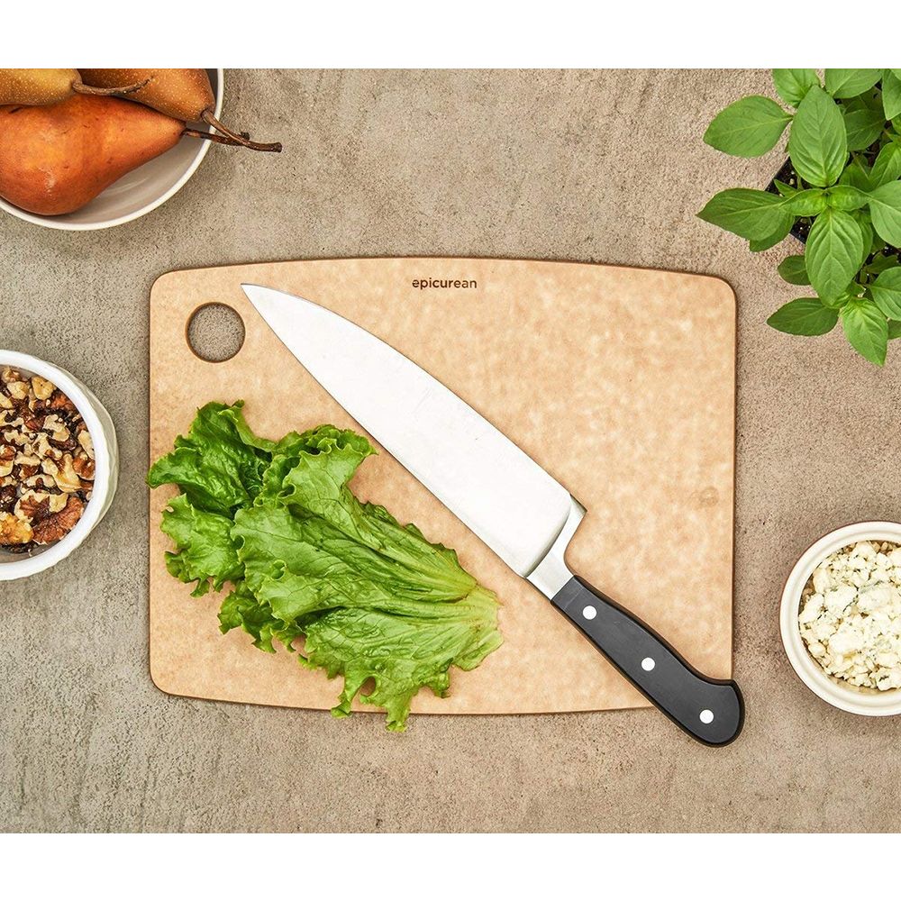 Epicurean Wood Cutting Board, Beige, 17.5 X 13