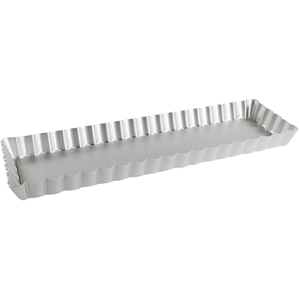 Fat Daddio's Removable Bottom Fluted Tart Pan, 6.5 x 1 inch