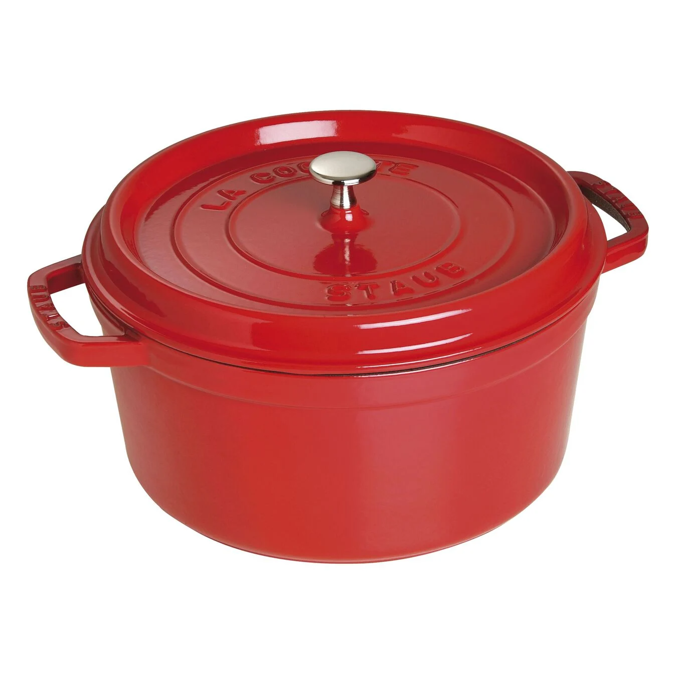 Emile Henry - Round Dutch Oven, 4.2 qt Burgundy