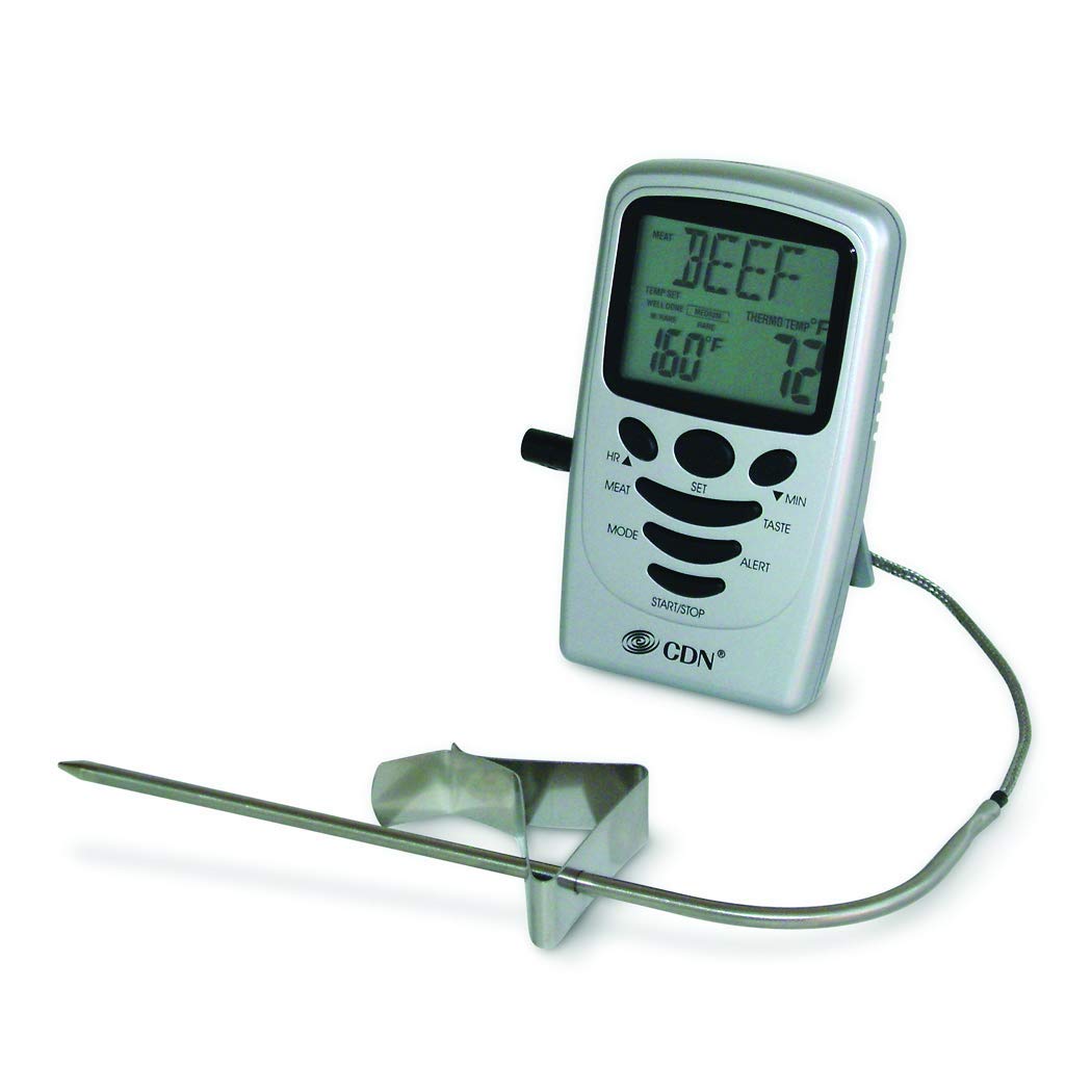 DSP1-S - Dual-Sensing Probe Thermometer/Timer - Silver - CDN