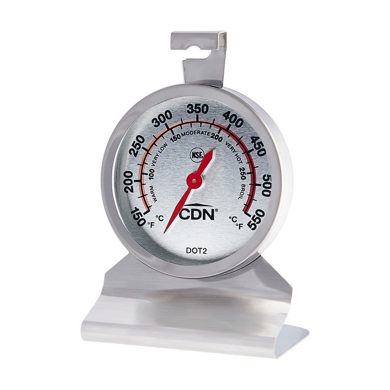 CDN POT750X ProAccurate 2 Dial High-Heat Oven Thermometer