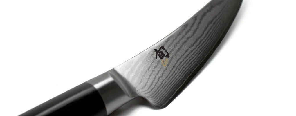 Shun TDM0723 Premier Chef's Knife, 6-Inch & Kai Diamond and Ceramic  Retractable Knife Sharpener (Bundle)