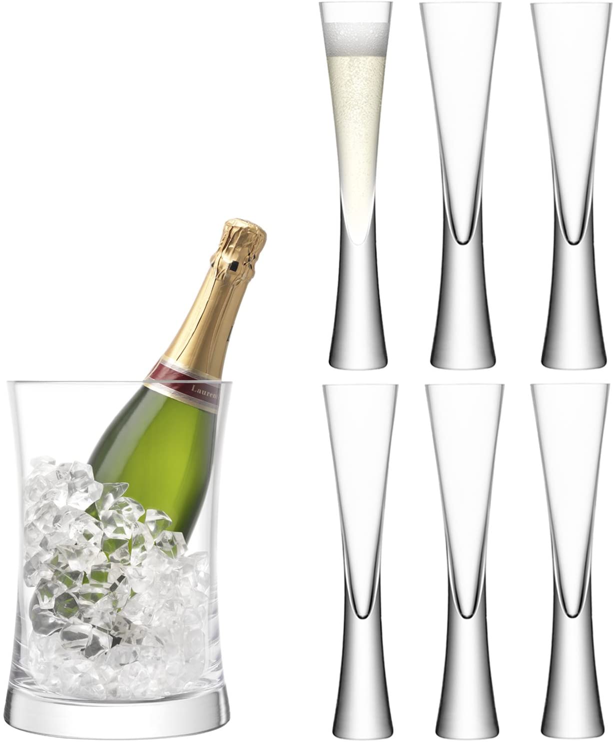 Moya Champagne Flutes: Set of 2 - SFMOMA Museum Store