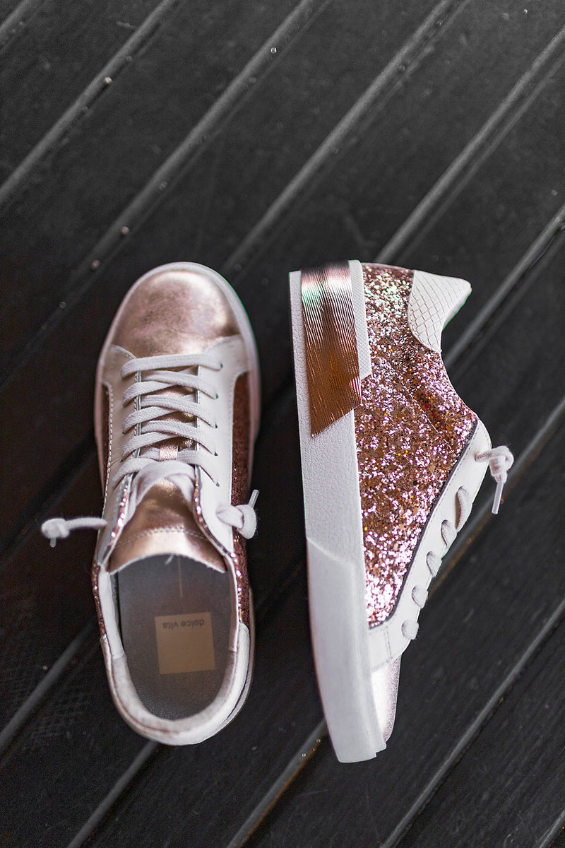 dolce vita rose gold sneakers