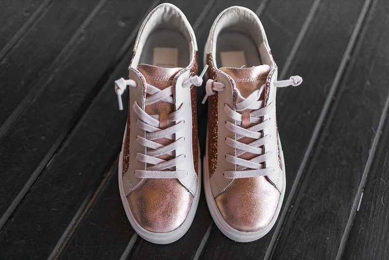 dolce vita rose gold sneakers