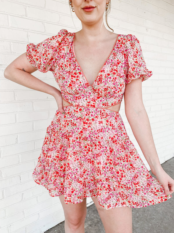 Sweet Moments Floral Dress